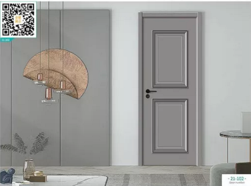 廠價(jià)新款鑫順來(lái)21-102掃碼豪華扣線木門(mén)，掃二維碼看裝修風(fēng)格