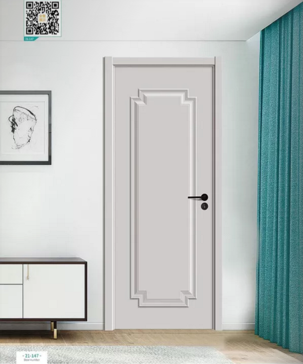 廠價新款鑫順來21-109掃碼帶扣線木門，掃二維碼看裝修風(fēng)格